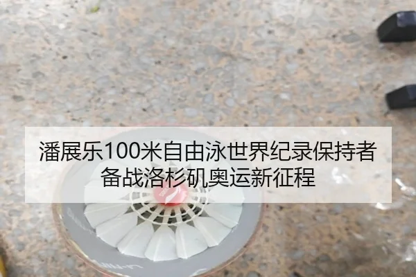潘展乐100米自由泳世界纪录保持者备战洛杉矶奥运新征程